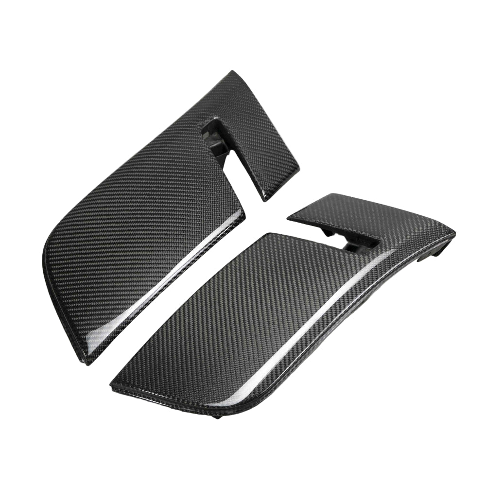 Anderson Composites Carbon Fiber Front Fender Flare Extensions for Dodge Demon Widebody Front View