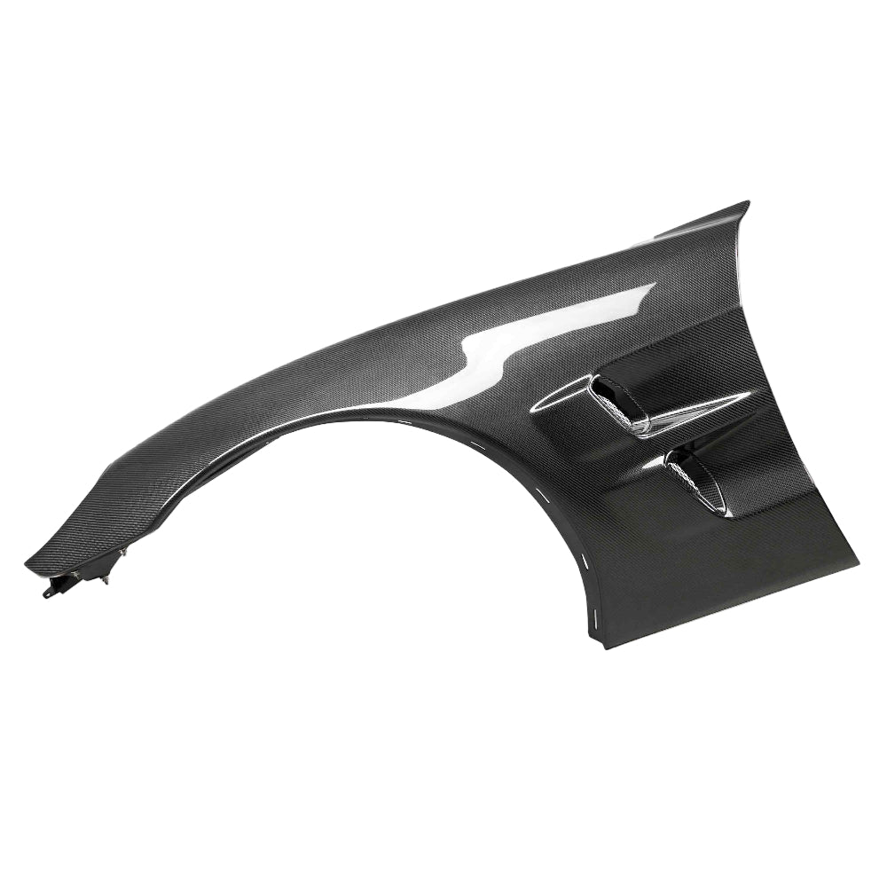 Anderson Composites Corvette C6 ZR1 Carbon Fiber Fenders – Front Angle