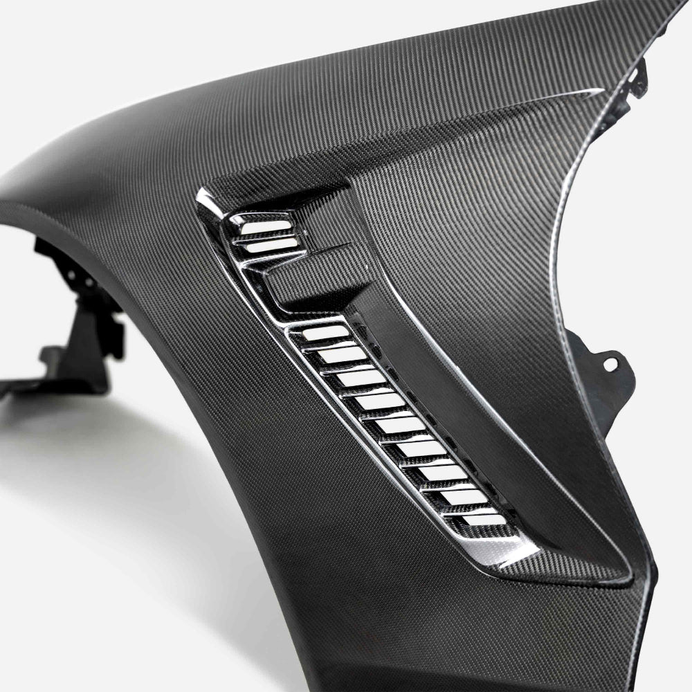Anderson Composites C7 Z06 Carbon Fiber Fender – Rear View