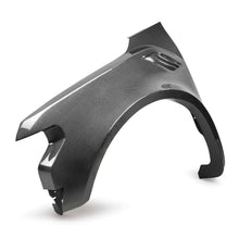 Load image into Gallery viewer, Side profile showing 4-inch wider and 2-inch raised fender design.