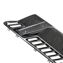 Load image into Gallery viewer, Detailed top view showing carbon weave pattern and mounting design