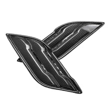 Load image into Gallery viewer, Angle view highlighting 3K twill carbon fiber weave and gloss finish