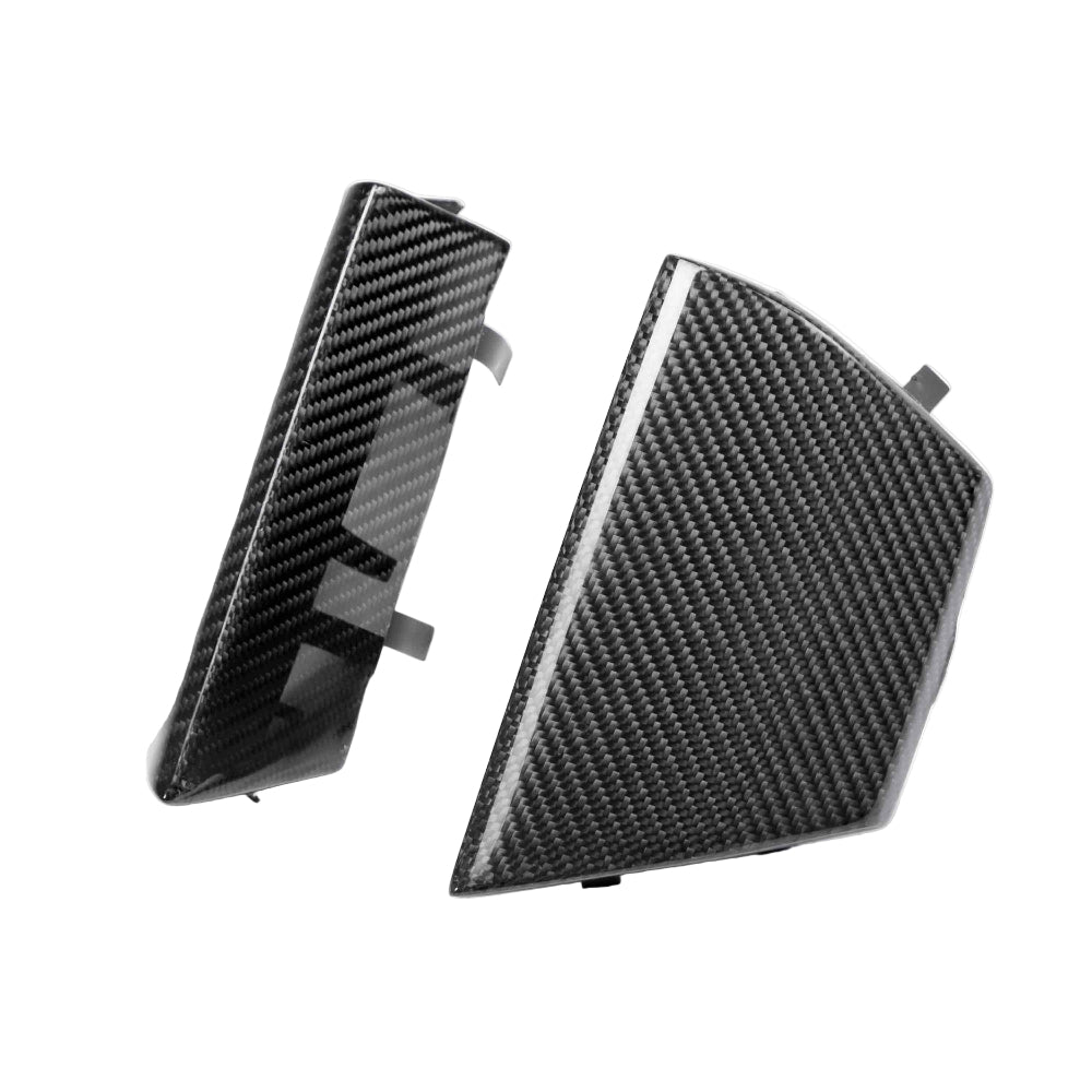 Anderson Composites GT350 Carbon Fiber Front Upper Grille Inserts – angled view