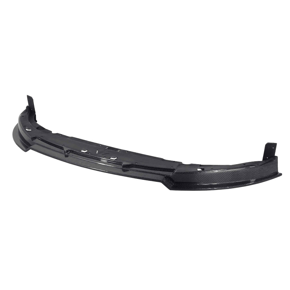 Anderson Composites Mustang GT500 Type-GT Carbon Fiber Splitter – angle view