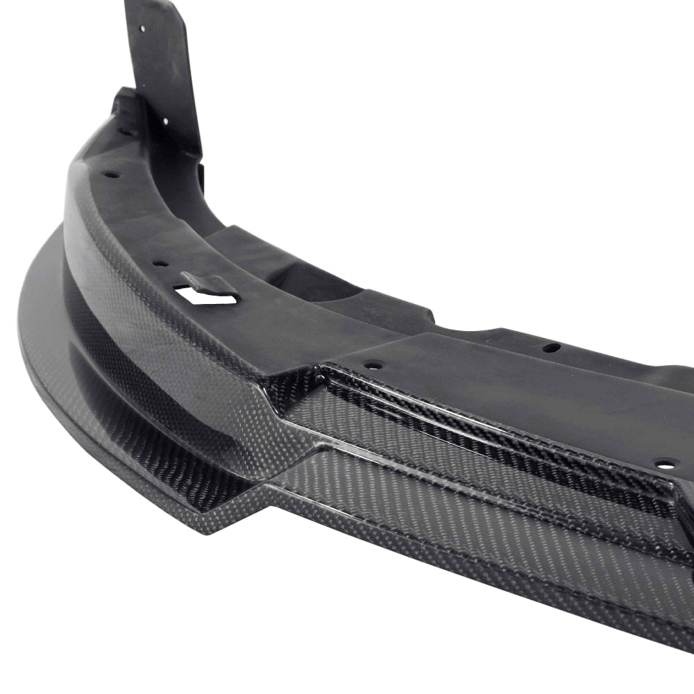 Bottom view of aerodynamic contours and mounting layout