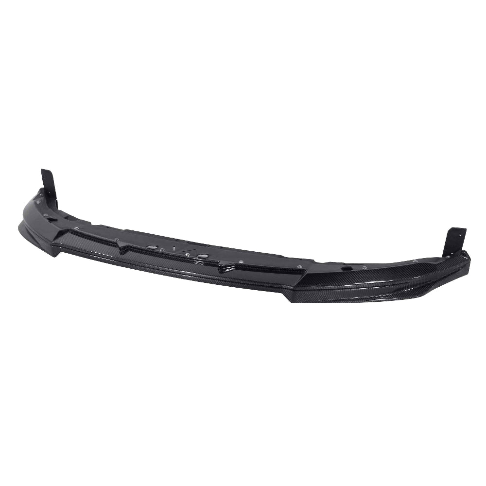Anderson Composites Mustang GT500 Carbon Fiber Front Splitter – angled view