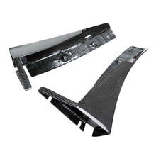 Load image into Gallery viewer, Anderson Composites Corvette C7 Z06 Carbon Fiber Front Bumper Canards – Front View