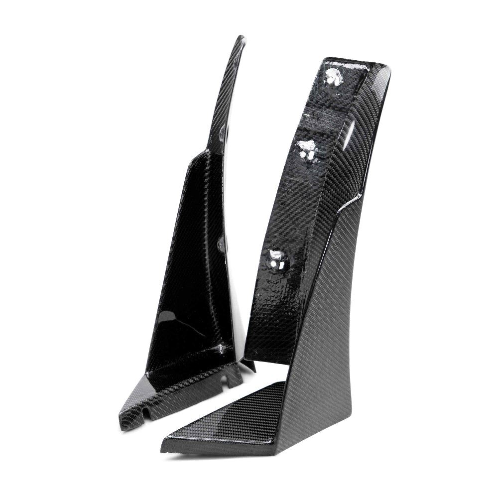 Chevrolet Corvette C7 Carbon Fiber Front Canards – Side Angle