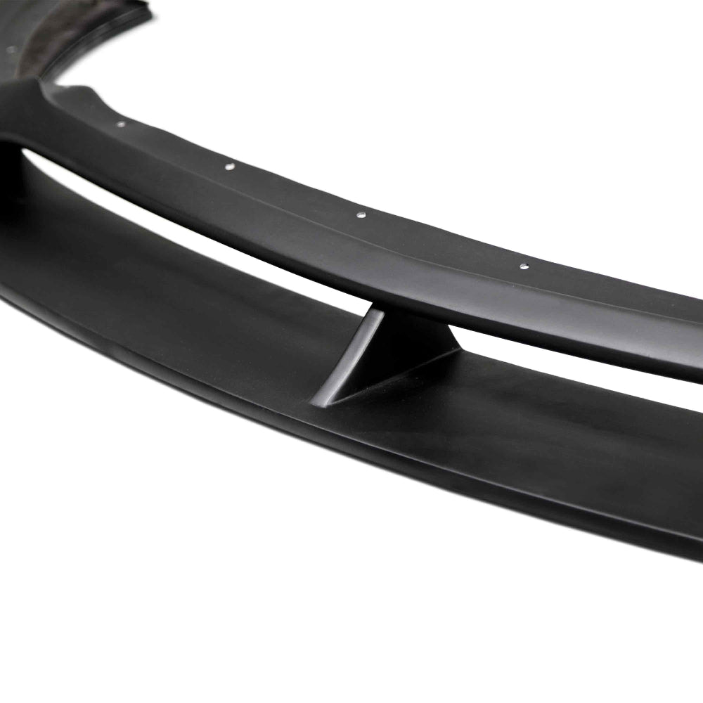 Ford Mustang Type-AR Fiberglass Front Splitter – Angled View