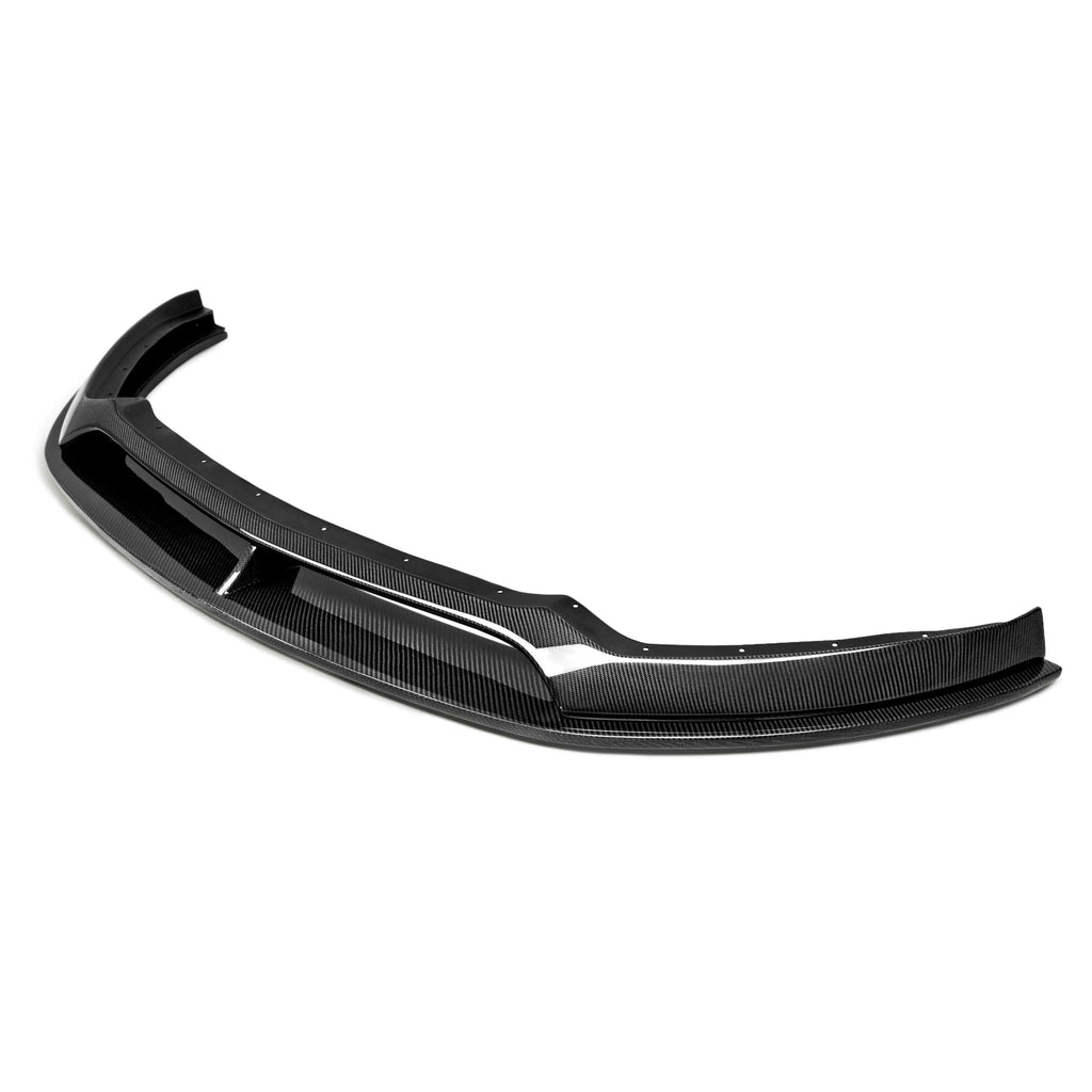 Anderson Composites Mustang Type-AR Carbon Fiber Front Spoiler – Front View
