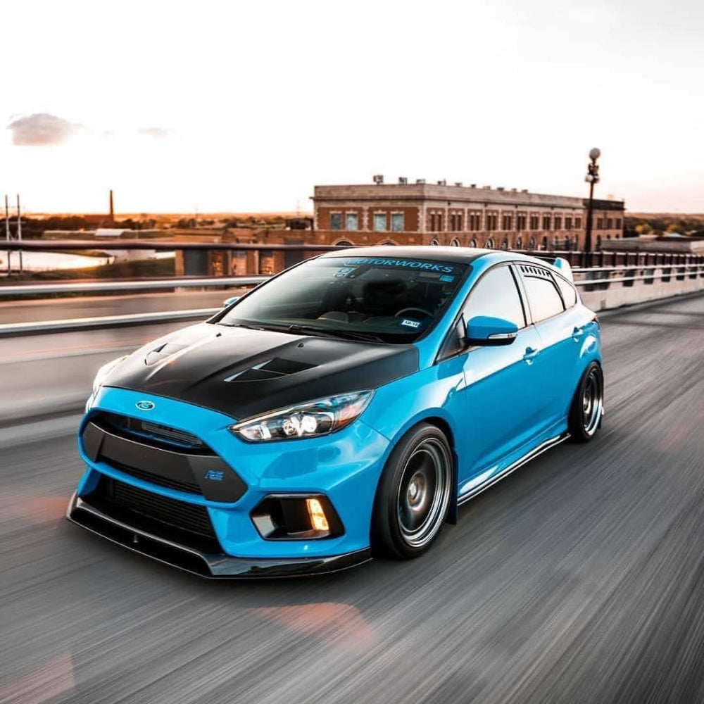 Ford Focus RS Carbon Fiber Front Lip – Profile View
