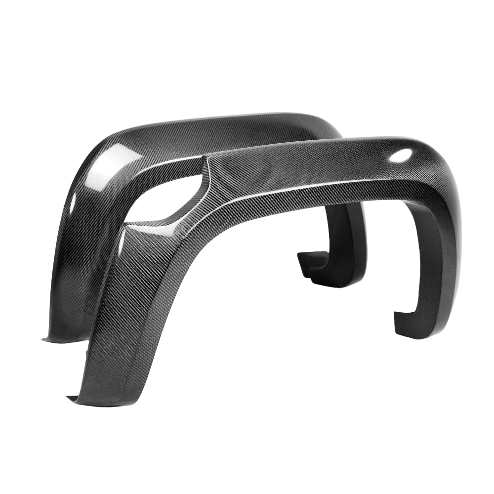 Pair of Anderson Composites rear carbon fiber fender flares for Chevy Colorado ZR2