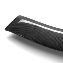 Load image into Gallery viewer, Pair of carbon fiber fender flares displayed with gloss surface finish.