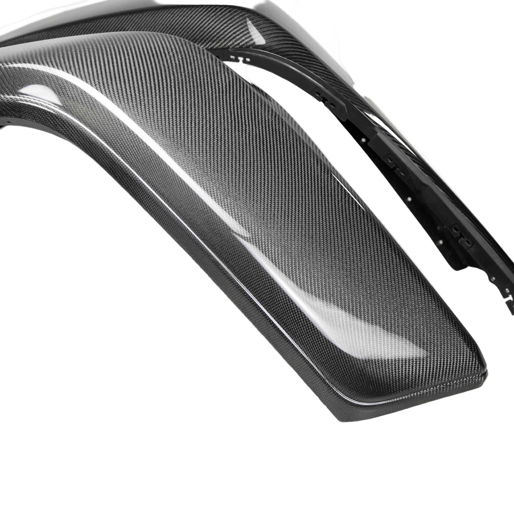 Rear Angle View of Installed Anderson Composites Front Fender Flares on Jeep Gladiator JT