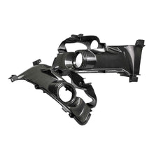 Load image into Gallery viewer, Carbon fiber fog light surround set for 2015–2017 Mustang front view