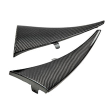 Load image into Gallery viewer, Carbon fiber front mud flaps for Corvette C7 Stingray and Z06 pair view