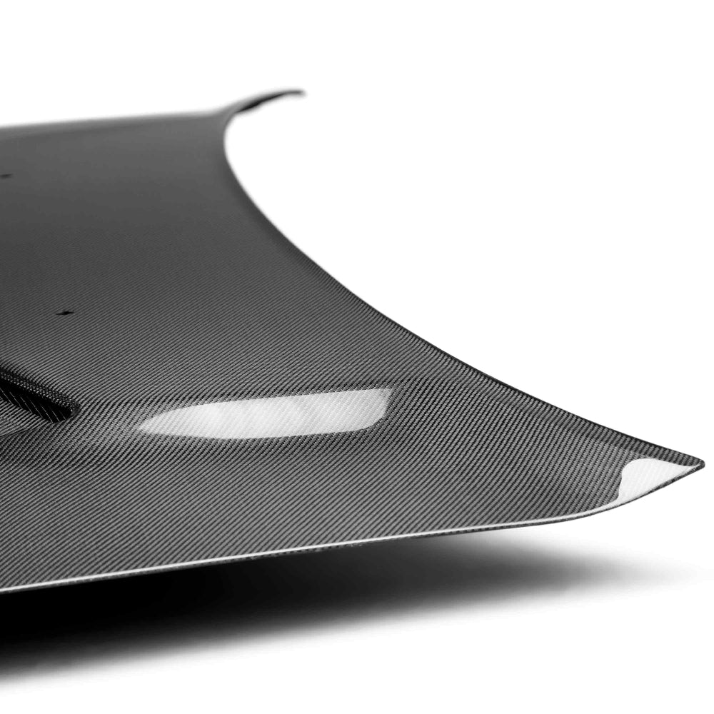 Detailed shot of hood vents and finish texture