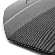 Load image into Gallery viewer, Close-up of vent structure and carbon fiber twill weave texture.