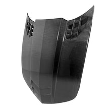 Load image into Gallery viewer, Top view showing vent layout and polished carbon fiber gloss finish