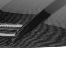 Load image into Gallery viewer, Close-up of 3K 2x2 twill carbon fiber weave with deep gloss UV finish