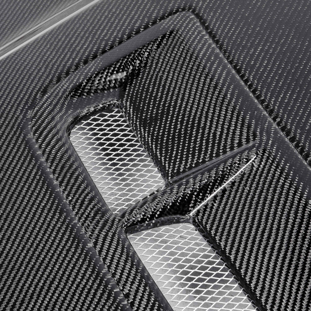 Side profile highlighting OEM fit and aggressive contour lines