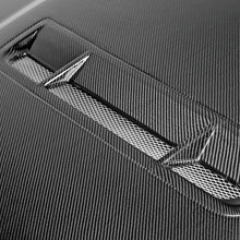 Load image into Gallery viewer, Close-up of 3K 2x2 twill carbon fiber weave texture and UV-clear coat sheen