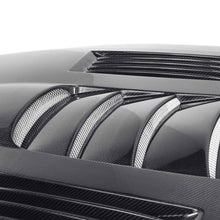 Load image into Gallery viewer, Close-up of 3K 2x2 twill carbon fiber weave pattern and gloss clear coat