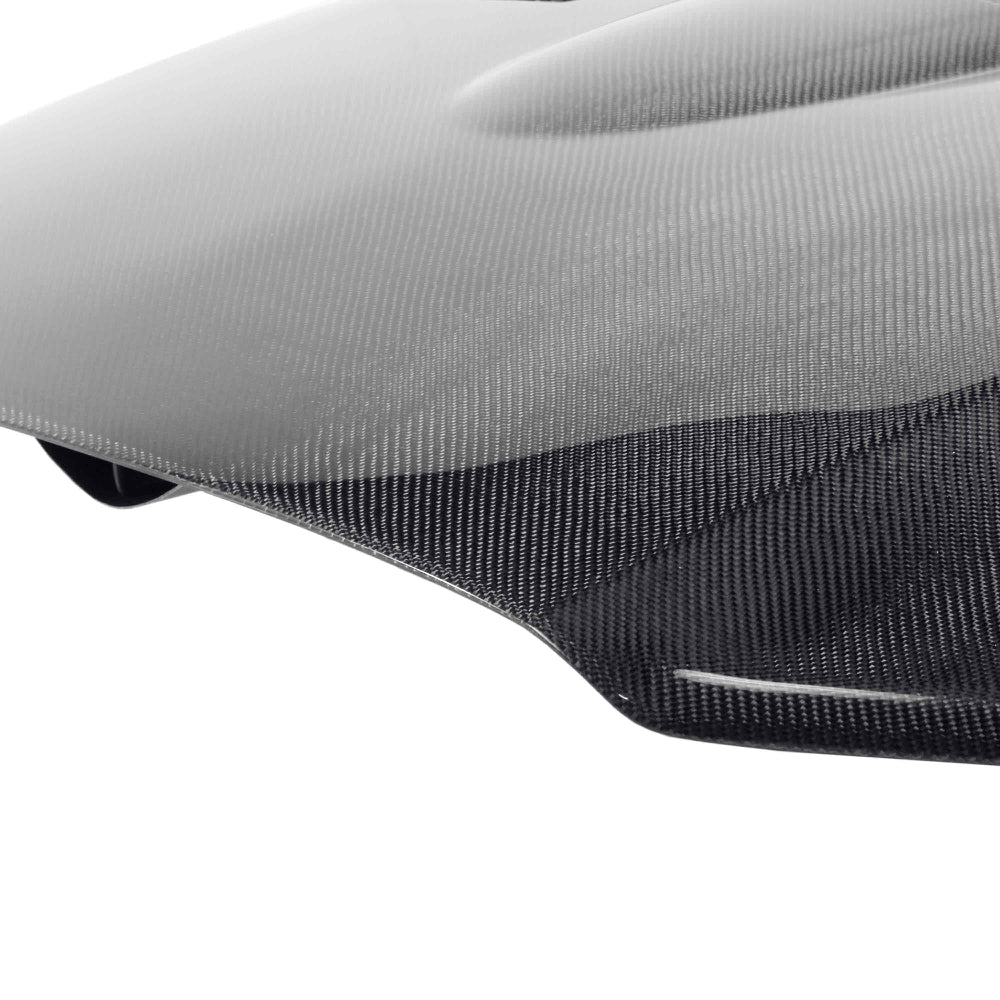 Detailed corner view showing vent mesh and hand-finished surface