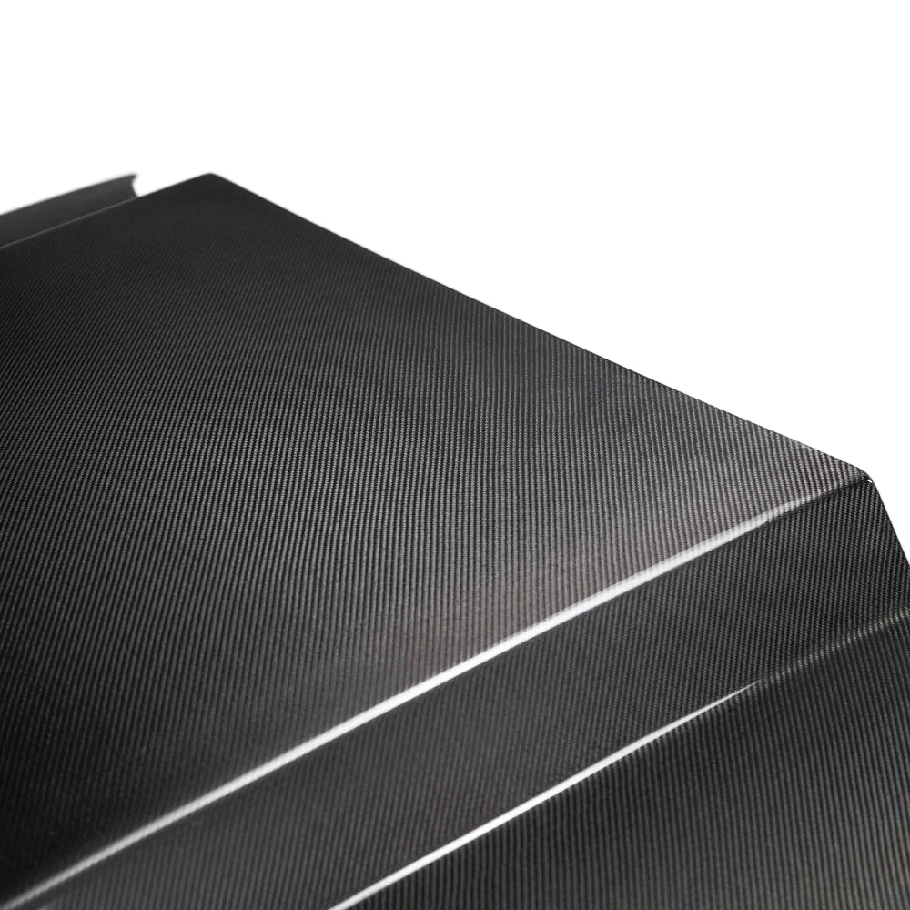 Rear angle showing raised cowl transition near windshield area