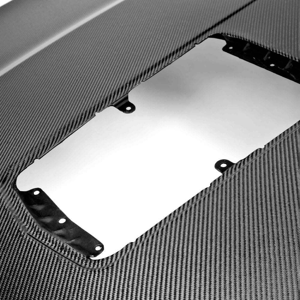 Side profile showing OE fitment and aggressive aerodynamic contours
