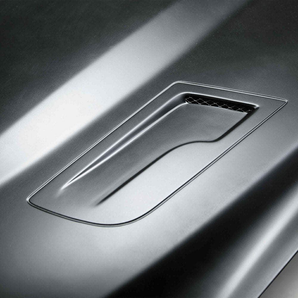 Anderson Composites Type-GTH Fiberglass Hood – Top Vent and Surface Detail