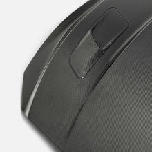 Load image into Gallery viewer, Anderson Composites Double Sided Carbon Fiber Cowl Hood – Underside Finish View