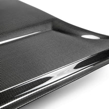 Load image into Gallery viewer, Anderson Composites Type-GR Double-Sided Carbon Fiber Hood – Installed on Mustang