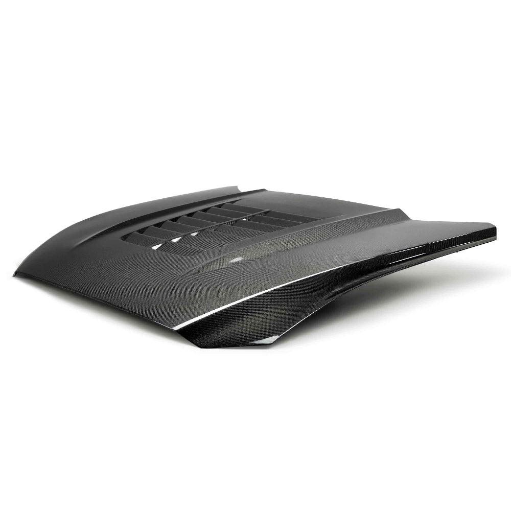 Anderson Composites Type-GT5 Double Sided Carbon Fiber Hood – Vent Detail