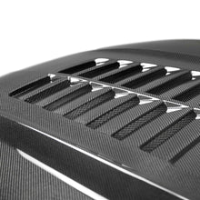 Load image into Gallery viewer, Anderson Composites Type-GT5 Double Sided Carbon Fiber Hood – Surface and Weave Close-Up