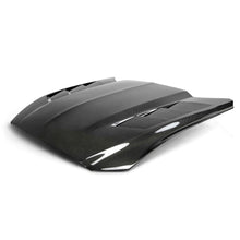 Load image into Gallery viewer, Anderson Composites Double Sided Carbon Fiber Heat Extractor Hood – Top Vent and Surface Detail