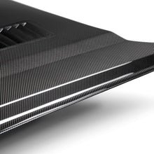 Load image into Gallery viewer, Anderson Composites Type-SN Double Sided Carbon Fiber Hood – Installed on 2015–2017 Mustang