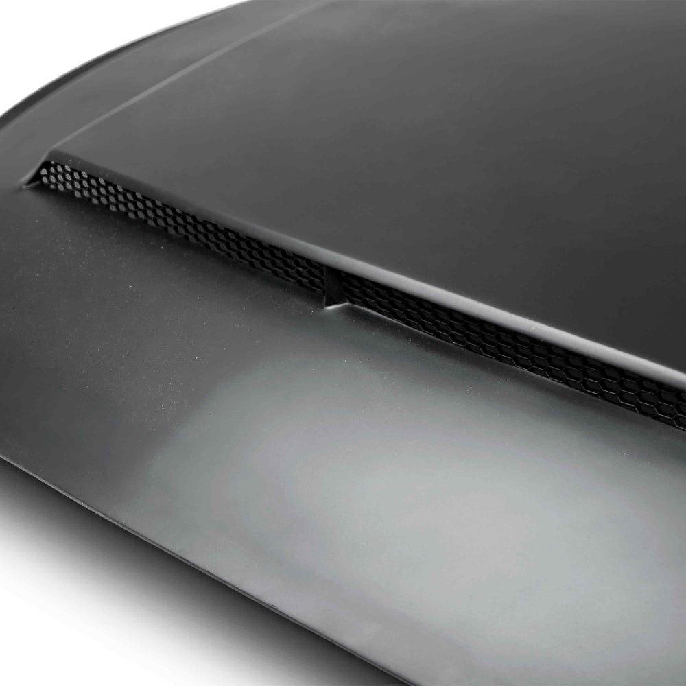 Anderson Composites Type-SN Fiberglass Hood – Scoop Detail View