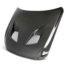 Load image into Gallery viewer, Anderson Composites Type-TT (FORD GT Style) Carbon Fiber Hood – Front Angle View