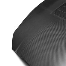 Load image into Gallery viewer, Anderson Composites GT350 Type-CR Dry Carbon Fiber Hood – Close View of Weave Finish