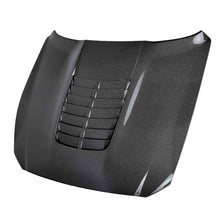 Load image into Gallery viewer, Anderson Composites Type-GT5 Double Sided Carbon Fiber Hood for 2015–2020 Ford Mustang Shelby GT350 Front Angle