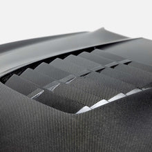 Load image into Gallery viewer, GT500-Style Hood Vent Detail on Anderson Composites Type-GT5 Carbon Fiber Hood