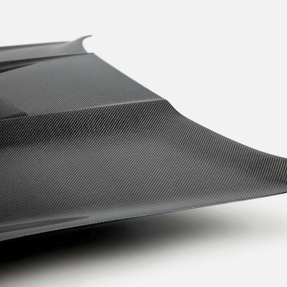 Underside View of Anderson Composites Type-GT5 Double Sided Carbon Fiber Hood