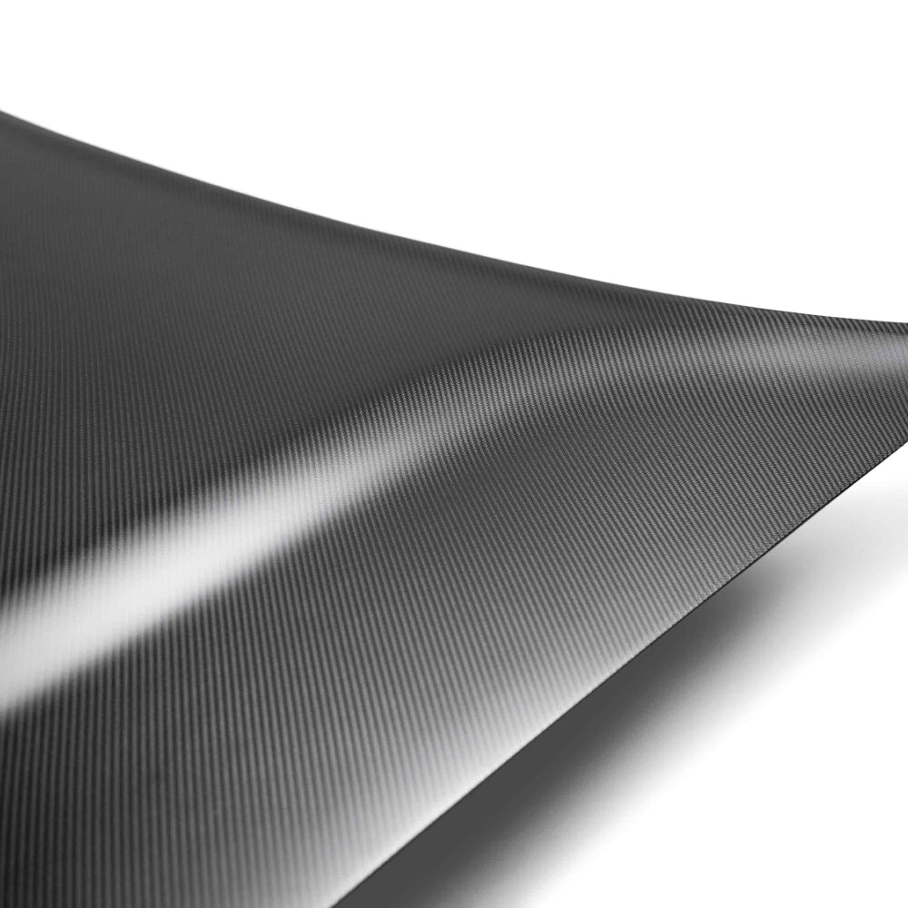 Rear view displaying OEM-fit edges and vent channel alignment.