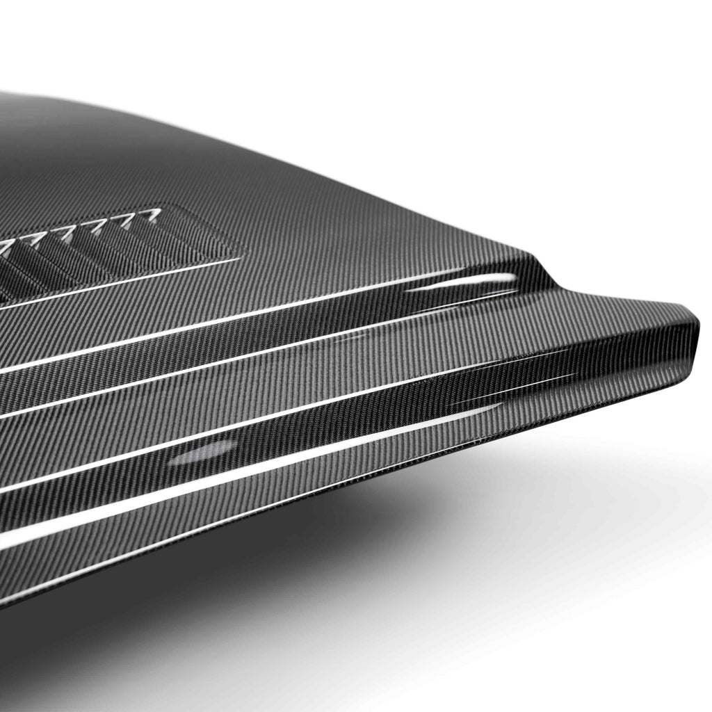 ANDAC-HD18FDMU-SN-DS-Anderson Composites 2018-2023 Ford Mustang Super Snake Double Sided Carbon Fiber Hood-Hoods-Anderson Composites