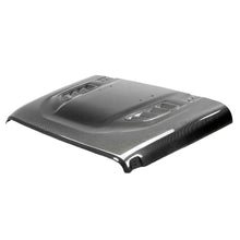 Load image into Gallery viewer, Jeep Wrangler Rubicon Type-OE Carbon Fiber Hood Top View