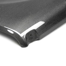 Load image into Gallery viewer, ALT: 2018–2023 Jeep Wrangler JL Rubicon Carbon Fiber Hood Close-Up Weave Detail
