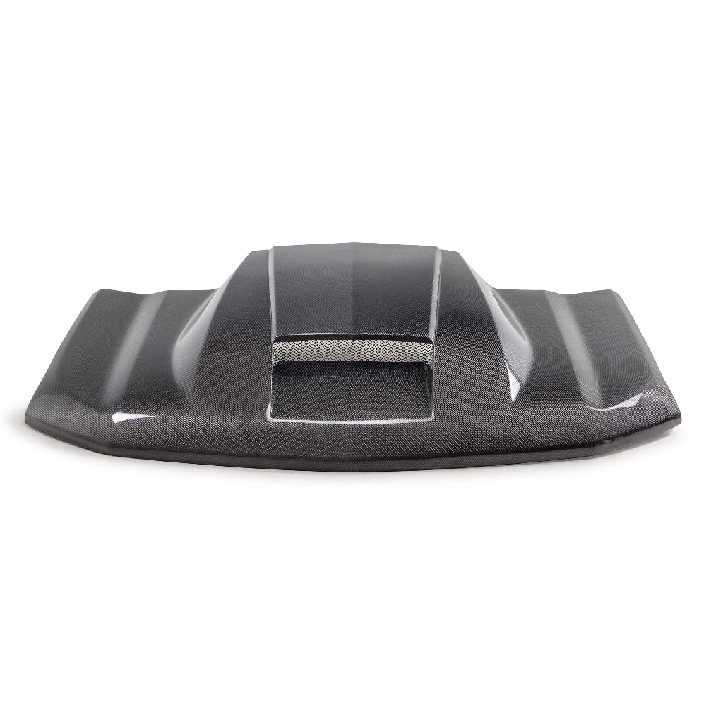 Hood installed on Chevrolet Silverado 1500