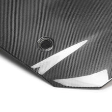Load image into Gallery viewer, Side profile showing double-sided carbon fiber construction and fitment lines