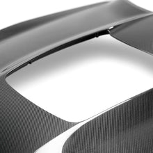 Load image into Gallery viewer, Close-up of carbon fiber twill pattern and polished gloss finish